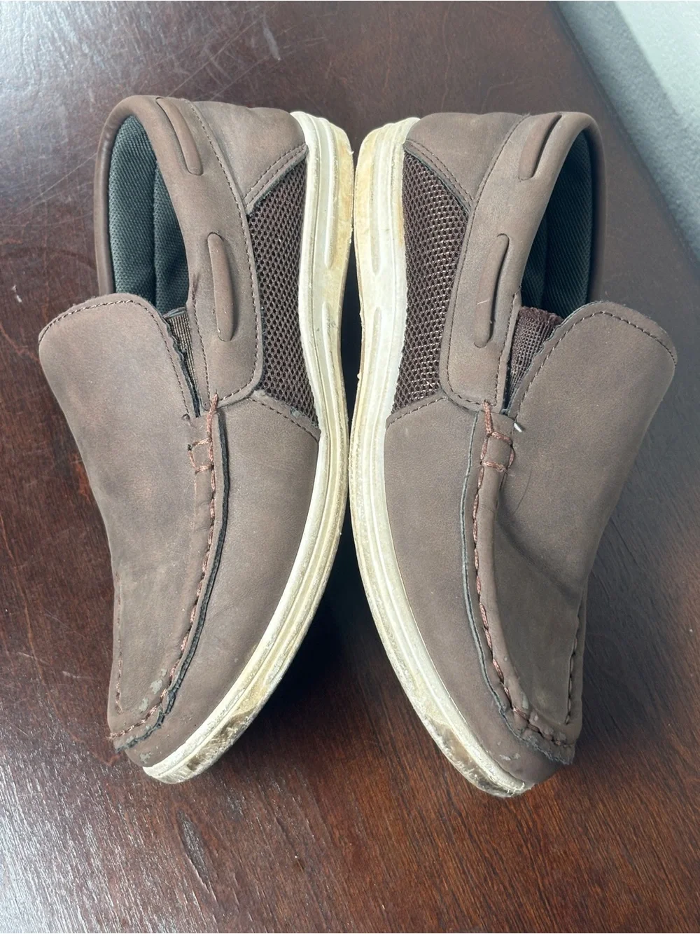 Youth Brown Slip-On Casual Loafers